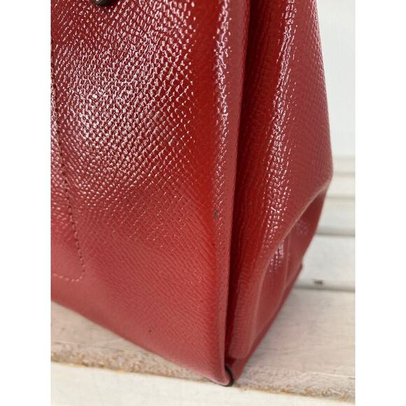 COACH F37833 SMALL RED PATTON LEATHER CROSSBODY BAG - Picture 7 of 16